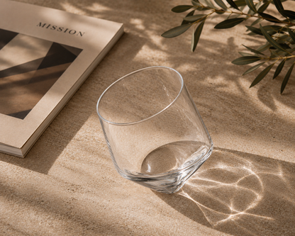 Nordic Tilted Wine Glass