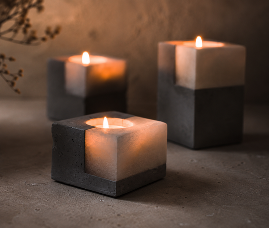 Nordic Concrete Tea Light Holder